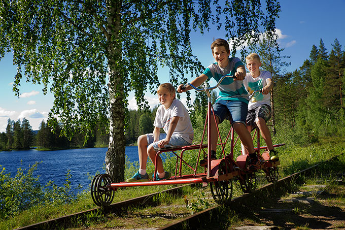 Cykla dressin i Dalarnas vackra natur! - ListIt Sweden